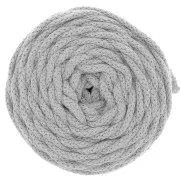 Gris Clair - Bobine de cordon en coton pour macramé Cotton Air 5 mm - Gris Clair x50m Bobine de cordon en coton pour macramé Cotton Air 5 mm - Gris Clair x50m