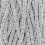 Bobine de cordon en coton pour macramé Cotton Air 5 mm - Gris Clair x50m