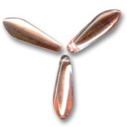 Dagues en verre 5x16 mm Crystal Capri Gold x50|raw }}