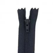 Fermeture à glissière fine pour robe/jupe/pantalon non-séparable 15 cm Marine x1