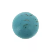 Perle ronde imitation Turquoise 13/14 mm x1