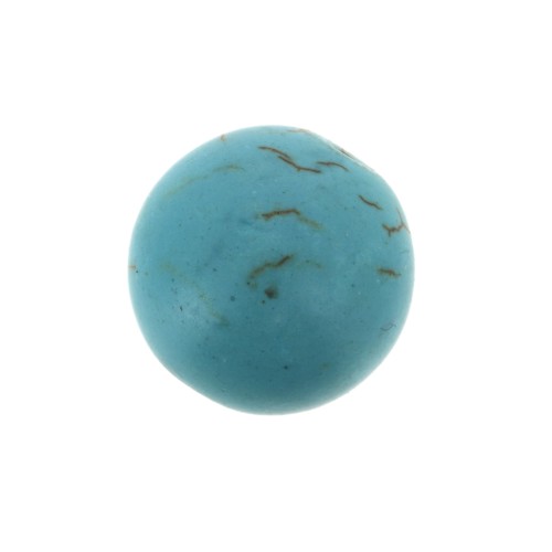 Perle ronde imitation Turquoise 13/14 mm x1