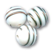 Ronde spirale cuivrée 8 mm Opaque White|raw }}