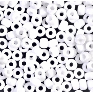 Rocaille Miyuki 8/0 402 - Opaque White x8g