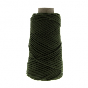 Bobine de cordon en coton pour macramé Cotton Suprême 3XL peigné - Vert Bout. x75m