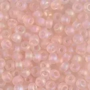 Rocaille Miyuki 8/0 155FR - Tr Light Tea Rose AB Mat