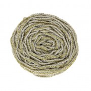 Bobine de cordon pour macramé Rayon Air 4 mm Doré / Blanc x 50m|raw }}