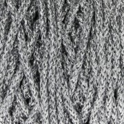 Bobine de cordon pour macramé Rayon Air 4 mm Argenté x 50m