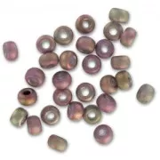 Rocaille Miyuki 11/0 2035 - Metallic Khaki Iris Mat x8g