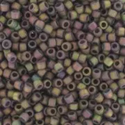 Miyuki Delica 11/0 DB0380 - Mat Metallic Khaki Iris x8g
