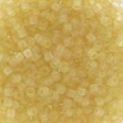 Miyuki Delica 11/0 DB0382 - Mat Transparent Pale Topaz Luster x8g