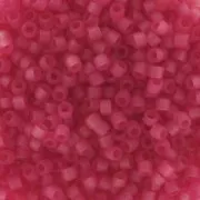 Miyuki Delica 11/0 DB0778 - Dyed Semi Mat Transparent Dark Rose x8g