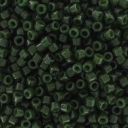 Miyuki Delica 11/0 DB0663 - Dyed Opaque Olive x8g