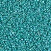 Miyuki Delica 11/0 DB0166 - Opaque Turquoise Green AB x8g