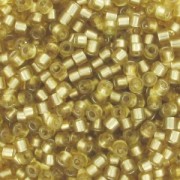 Miyuki Delica 11/0 DB0686 - Dyed Semi Mat Silver Lined Saffron x8g