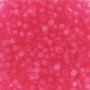 Miyuki Delica 11/0 DB0780 - Dyed Semi Mat Transparent Bubble Gum Pink x8g