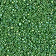 Miyuki Delica 11/0 DB0163 - Opaque Green AB x8g