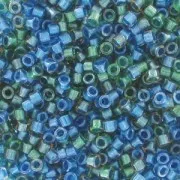 Miyuki Delica 11/0 DB0985 - Caribbean Mix Lined Spkl x8g