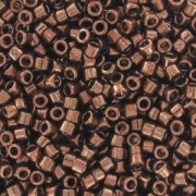 Miyuki Delica 11/0 DB0460 - Galvanized Cinnamon Brown x8g