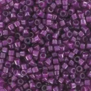 Miyuki Delica 11/0 DB0281 - Luster Crystal Lined Fuchsia x8g