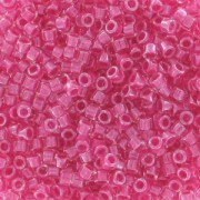 Miyuki Delica 11/0 DB0914 - Crystal Lined Spkl Rose x8g|raw }}