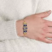 Perles Tubes Régalite teintées 13x4.5 mm Orange x5