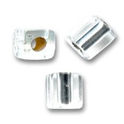 Cubes Miyuki 3 mm SB3-1- Crystal Silver Lined x10g