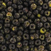 Preciosa Perles rocailles 9/0 2.5 mm - Jaune Travertin x10g