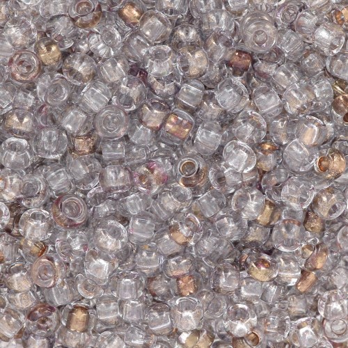 Preciosa Perles rocailles 9/0 2.5 mm - Cinnamon Gold Luster Mat x20g
