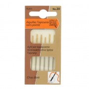 Aiguilles tapisserie chas doré sans pointe bout rond Mediac n°20 x6|raw }}