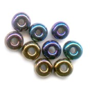 Preciosa Perles rocailles 5/0 4.5 mm - Jet AB x20g|raw }}