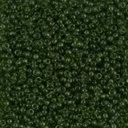 Rocaille Miyuki 15/0 158 - Transparent Olive x8g