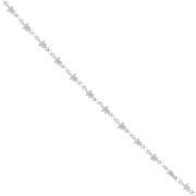 Chaîne maille fantaisie décor étoile 4.5 mm en Acier inoxydable 304 x98 cm