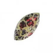 Navette PureCrystal 4228 10x5 mm Scarlet Gold Patina  x1