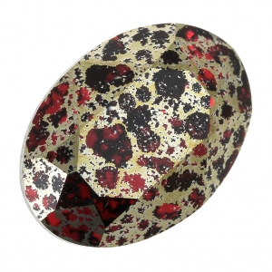 Cabochon PureCrystal 4120 18x13 mm Scarlet Gold Patina x1