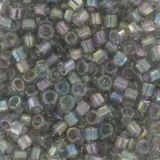 Miyuki Delica 10/0 DBM0107 - Tr Gray AB Gold Luster x8g