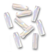 Bugles Twist Miyuki 6 mm TW-250 - Crystal AB x10g|raw }}