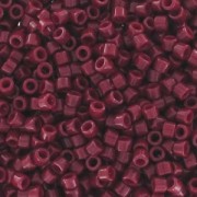 Miyuki Delica 11/0 DB0654 - Dyed Opaque Cranberry x8g|raw }}