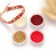 Miyuki Delica 11/0 DB0654 - Dyed Opaque Cranberry x8g