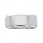 Perles en verre tchèque Carrier Bead 2 trous 11 x 22 mm Labrador x 6|raw }}