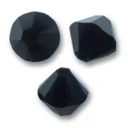 Toupies en cristal PureCrystal 4 mm Jet  x paquet de 1440 pcs