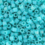 Miyuki Delica 10/0 DBM0878 - Op Turquoise Green AB Mat x8g|raw }}