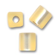 Cubes Miyuki 4 mm SB4-3F - Gold Silver Lined Mat x10g