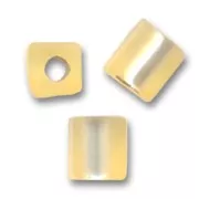 Cubes Miyuki 4 mm SB4-3F - Gold Silver Lined Mat x10g