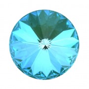 Cabochon PureCrystal 1122 Rivoli 12 mm Crystal Laguna DeLite x1
