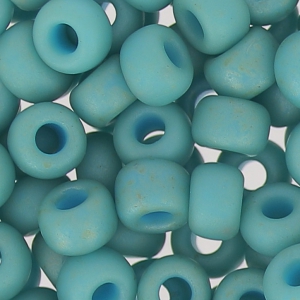 Rocaille Miyuki 6/0 1251 - Metallic Turquoise Mat x8g