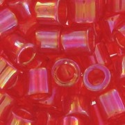 Miyuki Delica 8/0 DBL0172 - Transparent Red AB x8g