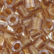 Miyuki Delica 8/0 DBL0901 - Crystal Spkl Honey Beige Lined x8g