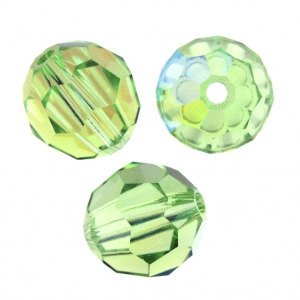 Perle ronde  PureCrystal 5000 8 mm Peridot Shimmer x1