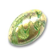 Olive feuille d'or 18x12 mm Olivine